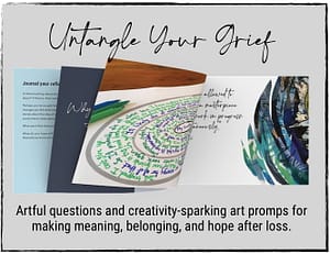 Book cover for Untangle Your Grief book by Cath Duncan