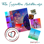 module cover for the supportive relationship section of the cgs course with mixed media digital art and our logo on the cover