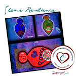 shame resilience module cover of our workbook showing mixed media digital art and our logo